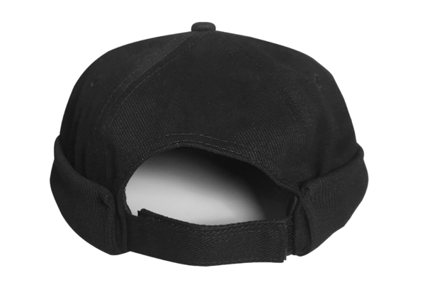 White Eye of Horus black Docker Cap hinten
