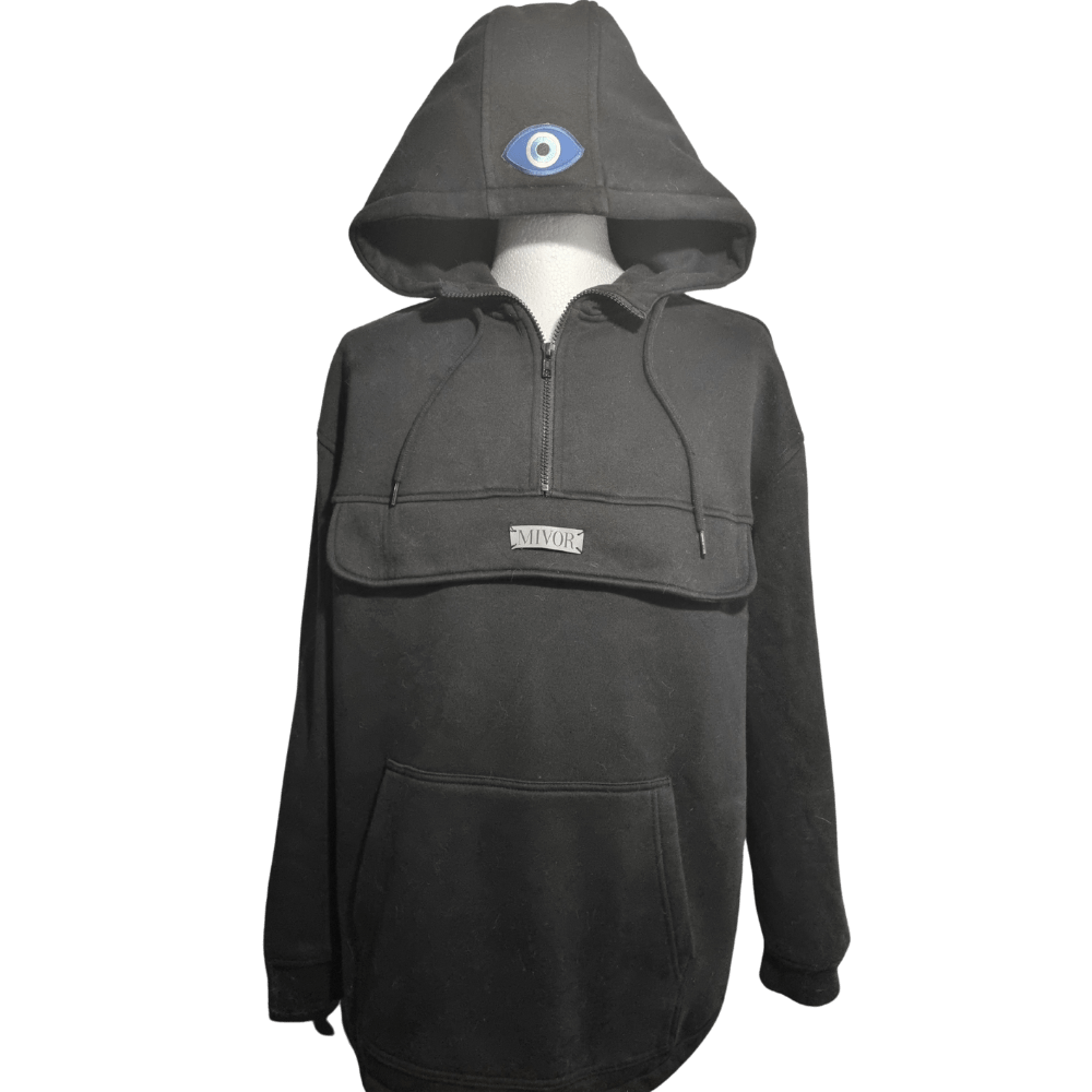 Pull Over Hoodie MIVOR - Nazar Black Hoodie – Bild 4