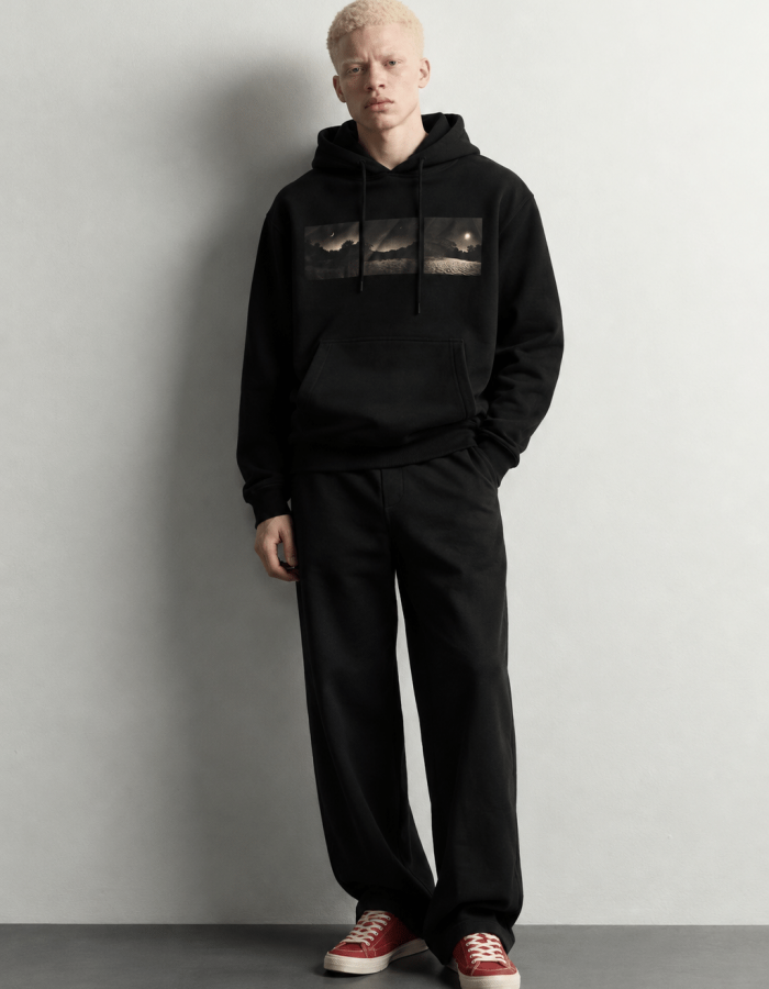 Hoodie MIVOR – The Origin Black Hoodie